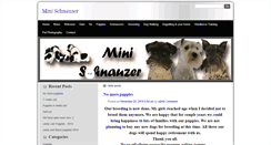 Desktop Screenshot of mini-schnauzer.ca